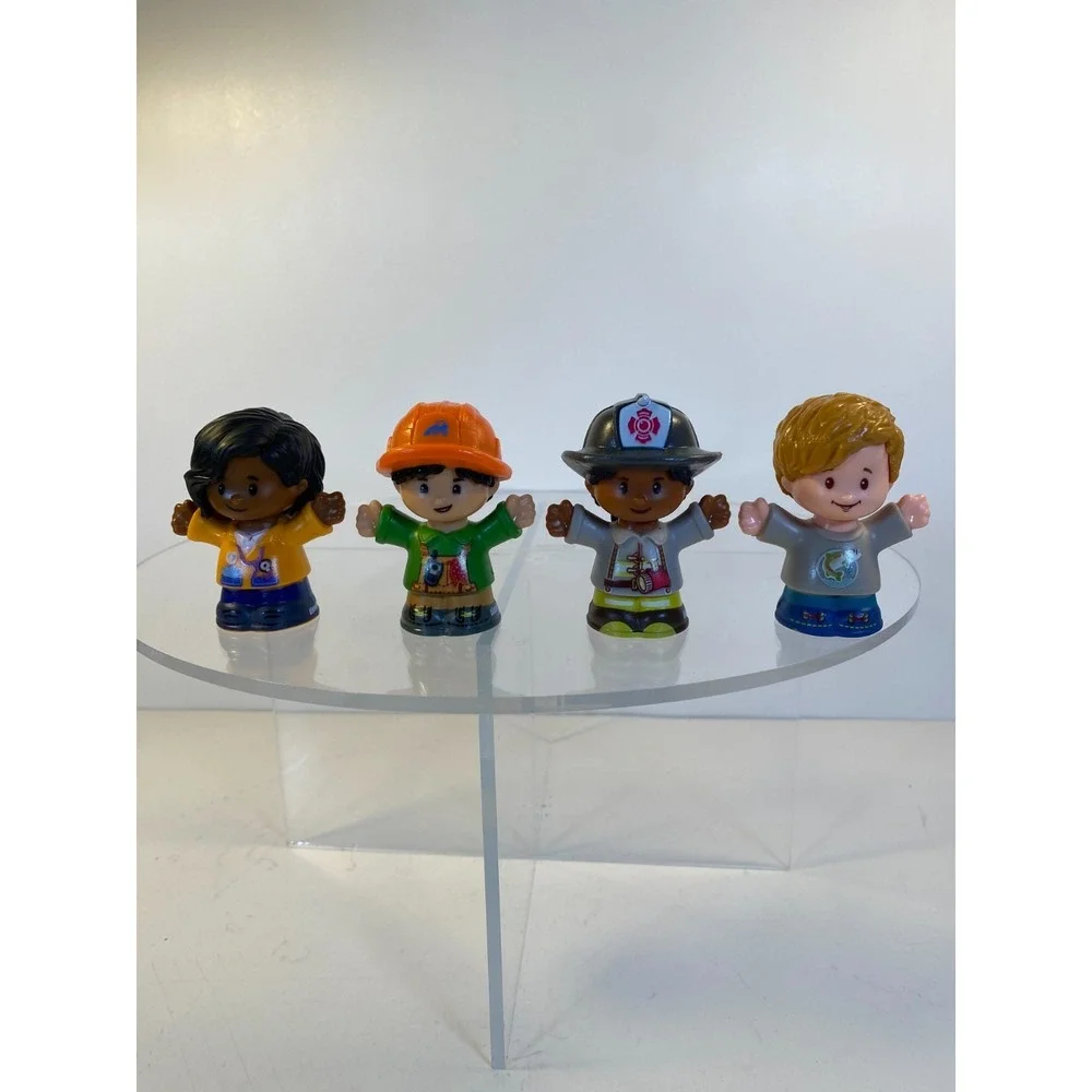 Fisher-Price Little People Assorted Character Figure Lot Set of 4
